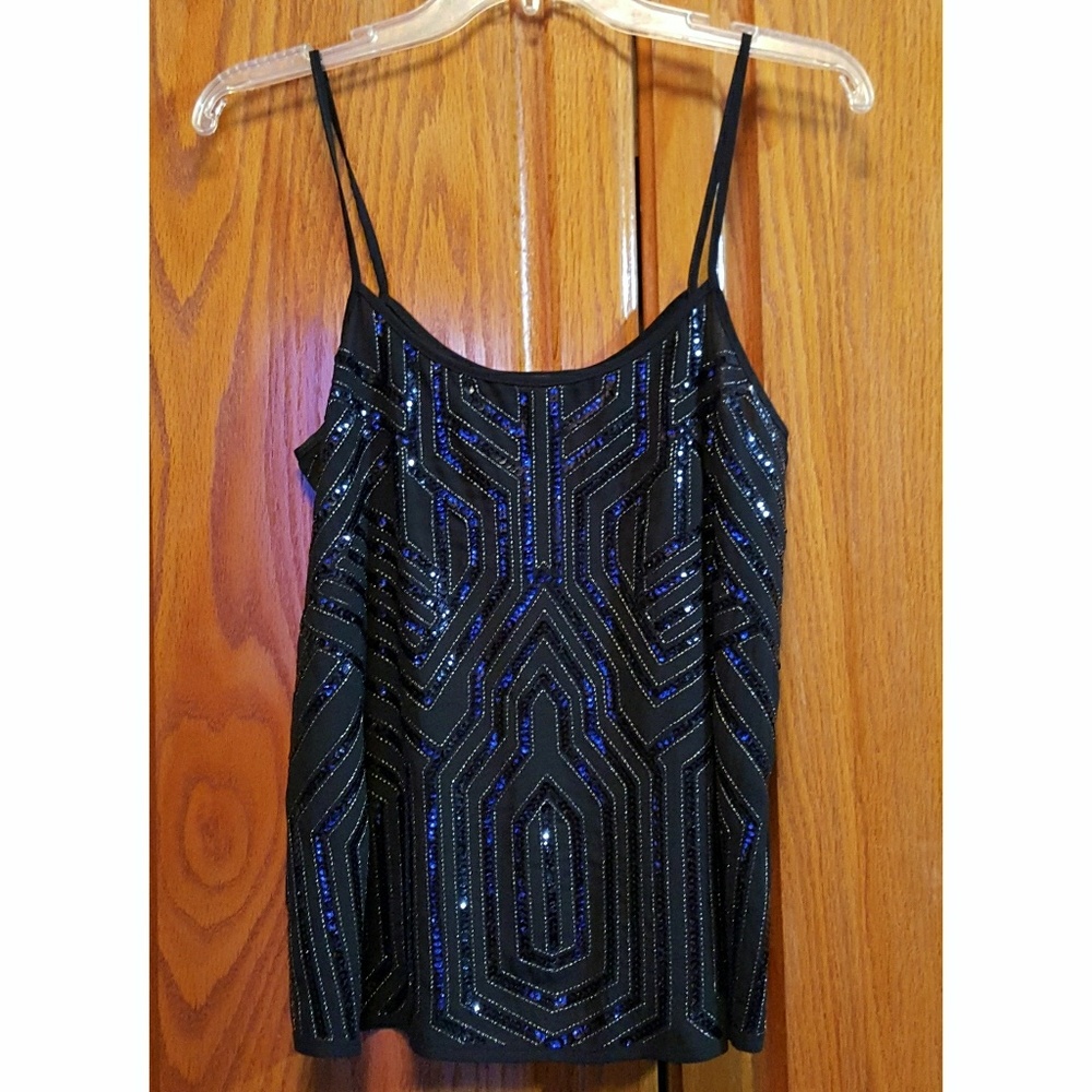 Express - Id90105 Exposed Back Sequin Camisole - image 2